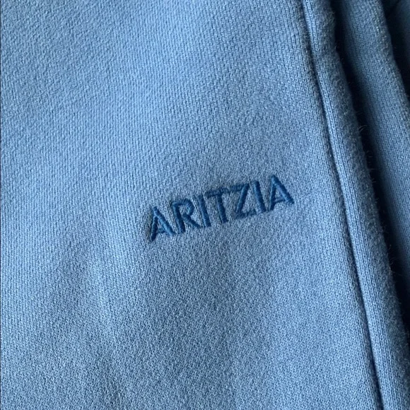 NWT Aritzia Perfect Banded Sweatpants - French Blue XL - Picture 3 of 3